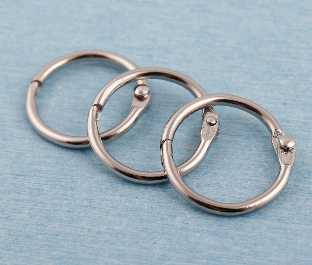 Metal Binding Rng Silver Book Rings,25mm Outer Metal Binding Rings,book Binding Hinge ...