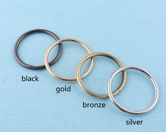 2" metal o rings, non welded o buckle, 50mm inner belt strap buckle webbing O ring leather craft hardware o ring circle ring webbing o ring