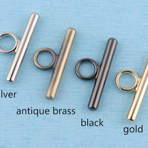1,25 &quot;Metall OT Schnallenverschluss: Handtasche Haken Stecker