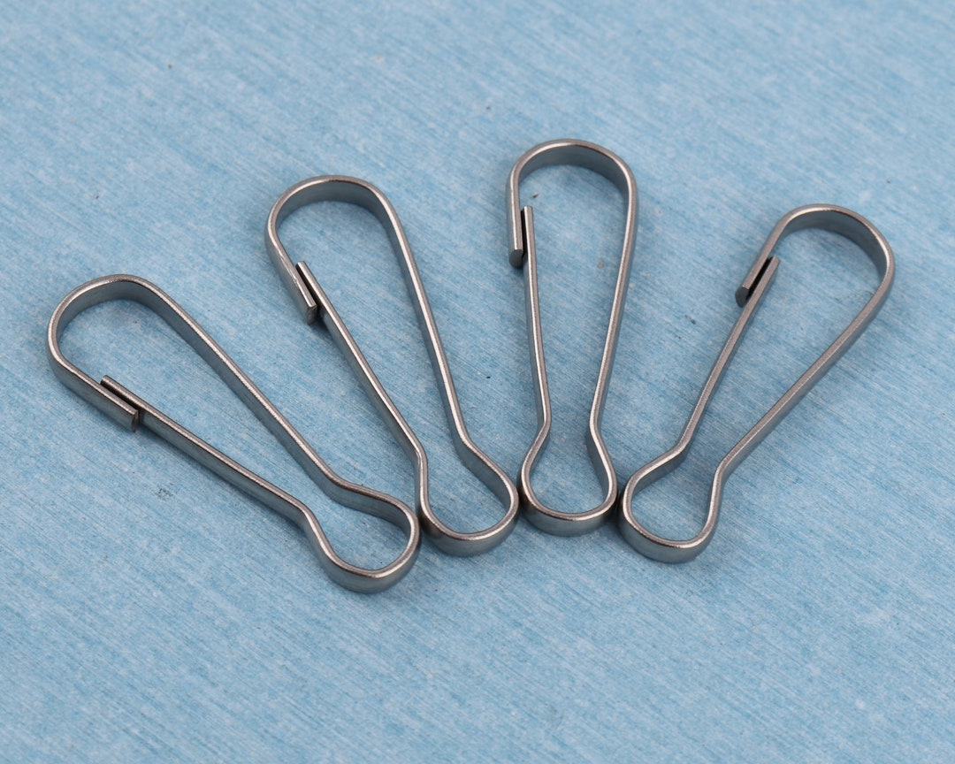 Stainless Steel Lanyard Hook, 4013mm Silver Lanyard Snap Clip Hooks