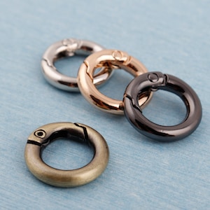 10mm Metal Spring O Rings: Snap Hook Carabiner for Bag Straps