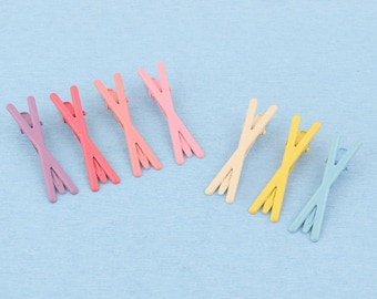 Multiple colors Metal Alligator Hair Clips: Colorful Snap Hairpins, Bulk Accessories（60*15mm）