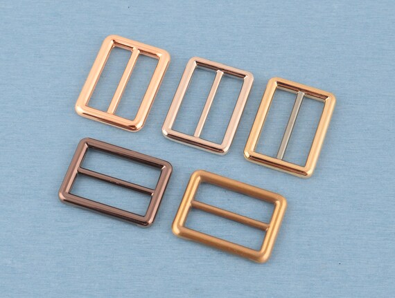 4 pcs Metal Tri-Glide Slider Buckle: 32mm Bag Strap Adjuster