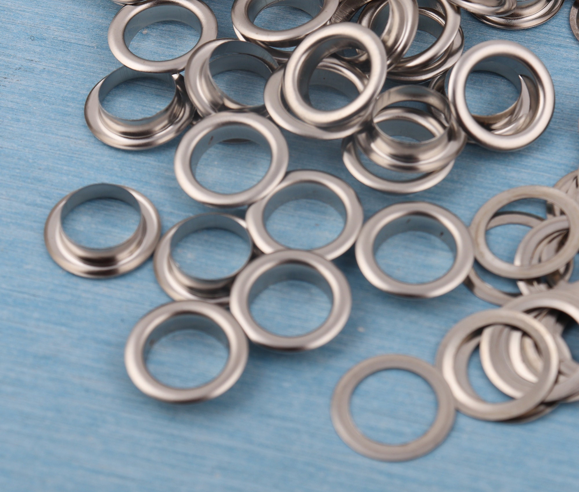100pcs Metal Eyelet With Washer10mm Hole Round Eyelets Etsy Canada