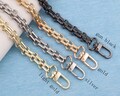 Metal Bag Chain Strap with Swivel Clasps - DIY Handbag Purse Supplies