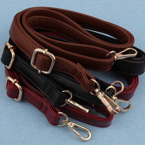 19mm Width Leather Bag Strap Cross Body Strap Adjustable Bag Strap Shoulder Bag Strap Removable shoulder strap
