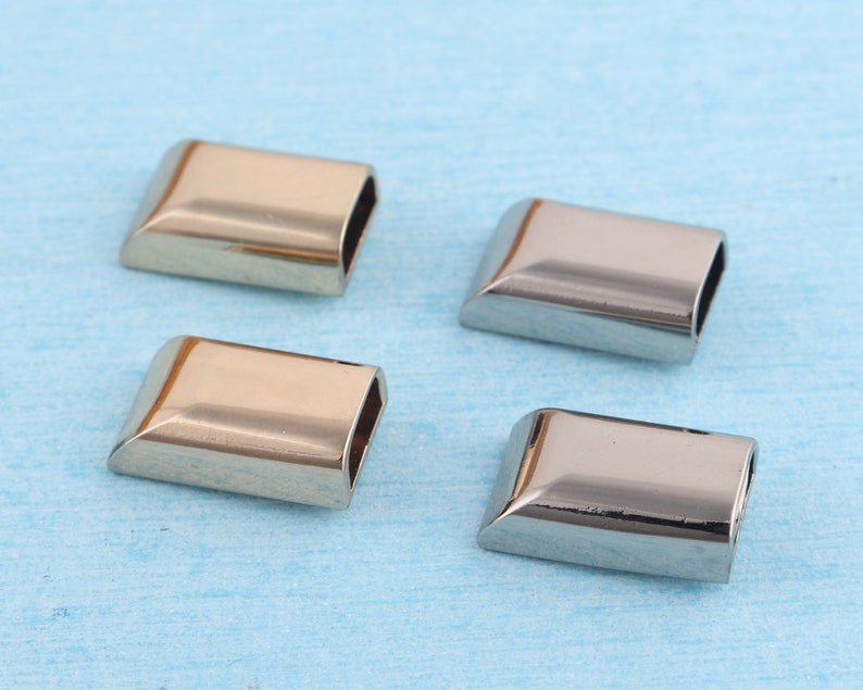 Set of 10 // Metal Cord Ends Zipper Ends Bags Hardware for Etsy