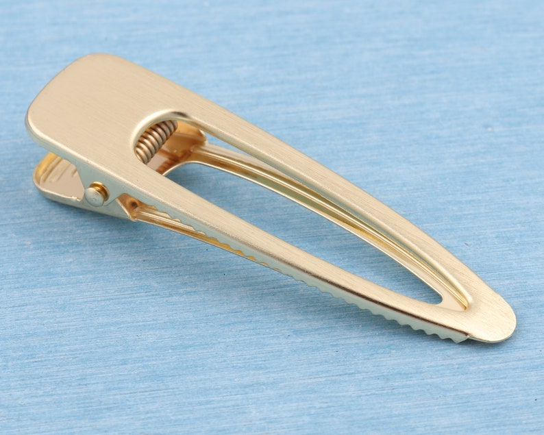 Rose Gold Hair Alligator Clip 80mm Hair Accessory Blanks Etsy