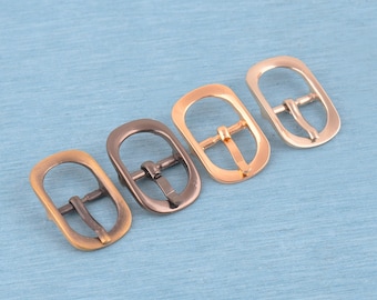 10pcs Metal Roller Buckles: 15mm Belt/Bag/Shoe Buckle Set