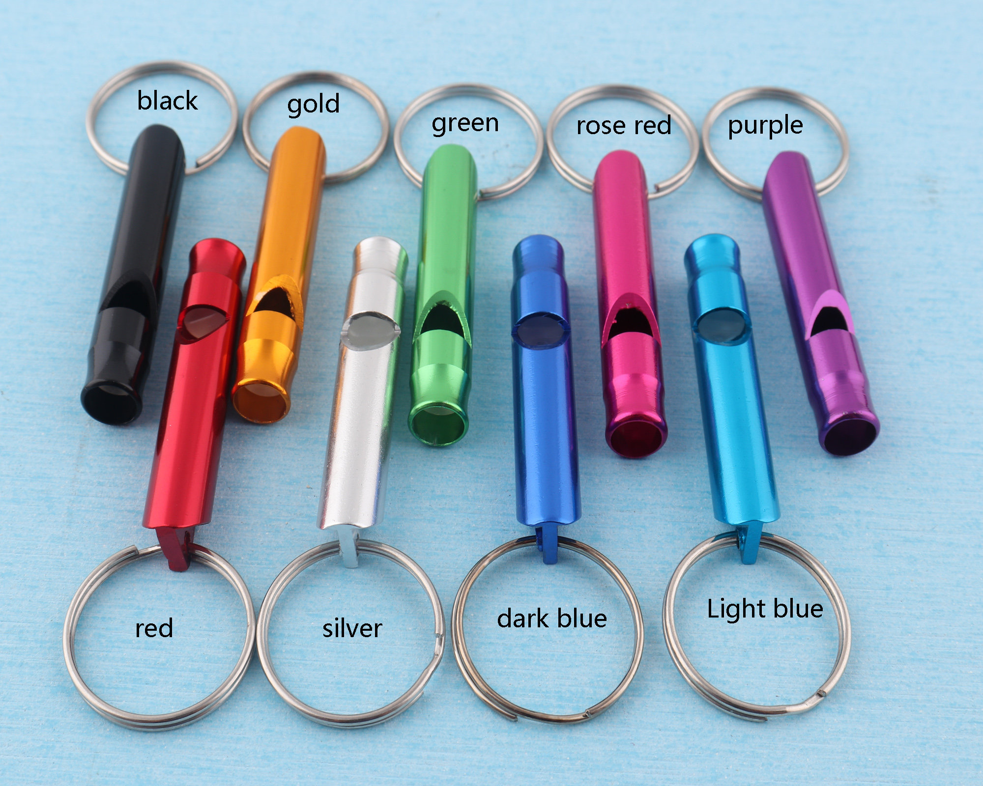 Custom Whistle Keychain personalized Engraved Whistle dog Whistle