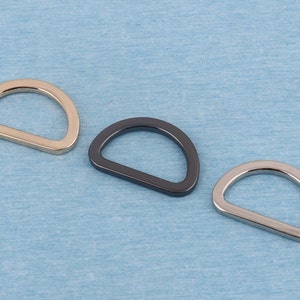 25mm Metal D-Rings: Welded Alloy D Hooks for Bag Straps