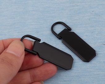 150pcs  Custom Engraved Zipper Pull: Personalized Metal Zipper Tab, 50mm