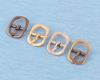 Metal Roller Buckles: 19mm Heel Bar Belt Adjuster