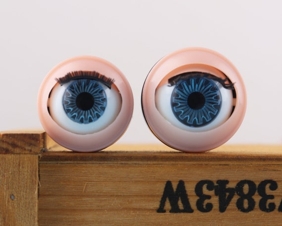 Safty Plastic Doll Eyes for DIY Crafts Glass Eyes with Eyelashes Plush Toys  Making Parts Doll Eyeballs Accessories - AliExpress