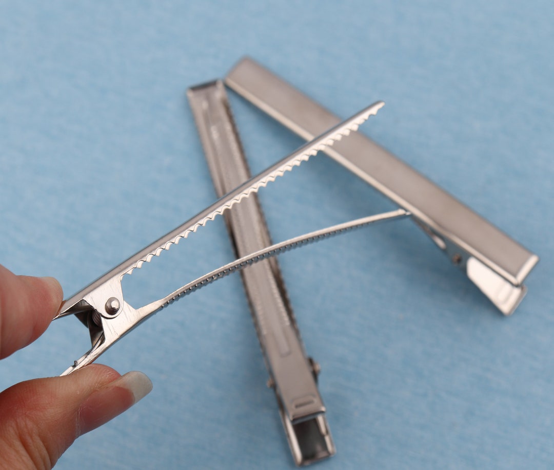 Metal Hair Alligator Clip,9811mm Silver Hair Clips, Bulk Alligator
