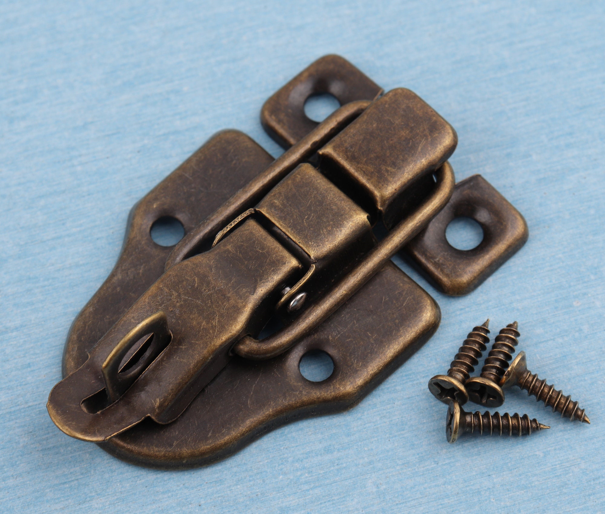 6339mm Wooden Box Luggage Lock latch Large Ancient Box Rustic Etsy