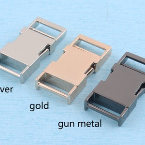2-4pcs 5/8" metal release buckle,16mm inner small metal side belt buckle,strap belt adjuster buckles for leather webbing supplies