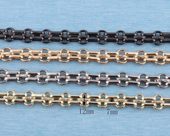Metall Taschenkette mit Drehverschluss DIY Handtasche Zubehör