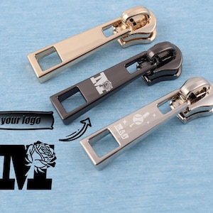 Tirazip in metallo personalizzato (42 mm): accessori per cucito e borse