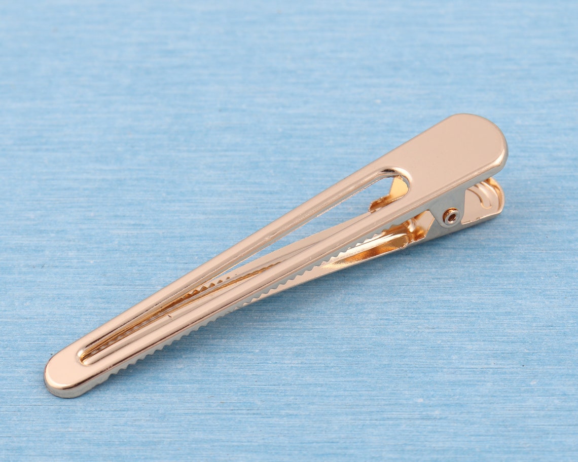 1020 pcs light gold hair alligator clips hair accessory Etsy