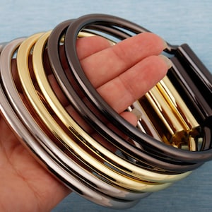 Round Metal Bag Handles: 93mm Alloy Purse Supplies