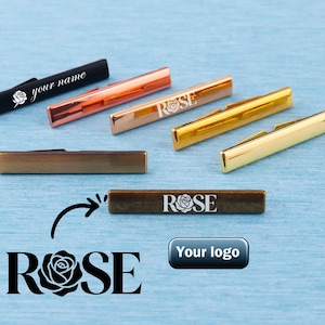 Custom Laser Engraved Metal Bag Tags: Rectangle Purse Labels, 24x6mm