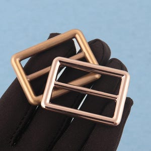 4 st metallspänne med trippelglidning: 32 mm väskremsjustering bild 8