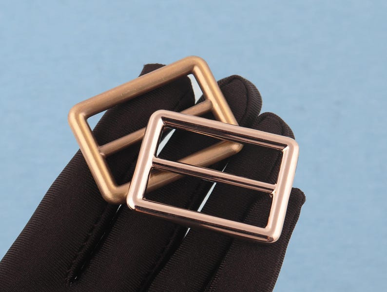 4 st metallspänne med trippelglidning: 32 mm väskremsjustering bild 8