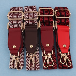 Adjustable Cotton Crossbody Bag Strap - 38mm Width