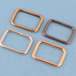 38mm inner Metal Rectangle Buckle: Welded Clasp, Bag Strap Hardware