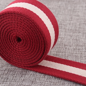 2Meters Cotton Webbing Strap 38mm Polyester Backpack Tapes Shoulder Bag  Band Decorative Ribbon Belt Clothes Sewing Accessories