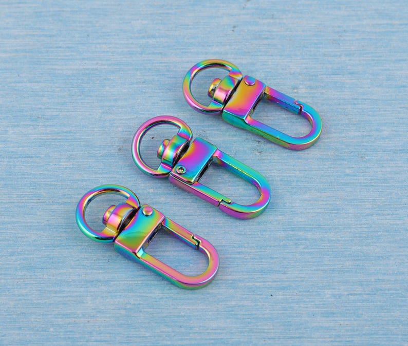 Regenbogen Drehverschluss: Zink-Legierung Lanyard Geldbörse Schnalle Bild 3