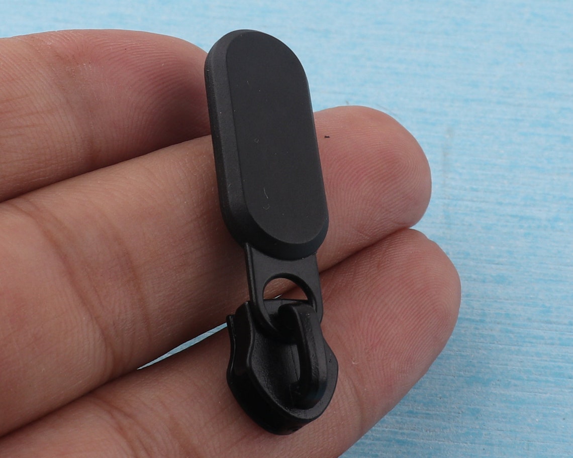 Matte Black 5 Zipper Head 42mm Metal Teeth Head Zip Etsy