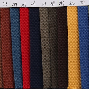 5 Yards Natural Cotton Webbing: Bag Straps, Key Fobs, Belting
