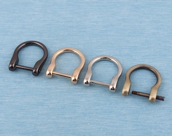 14mm Horseshoe U D Ring: Alloy Screw Shackle for Purse Bag Keychain
