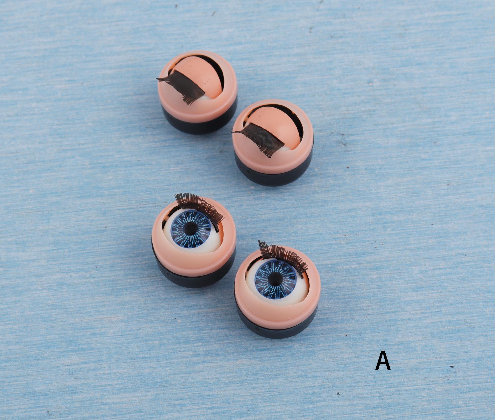 Plastic Doll Eyes, Toy Safety Eyes, Craft Supplies (20mm, 18mm