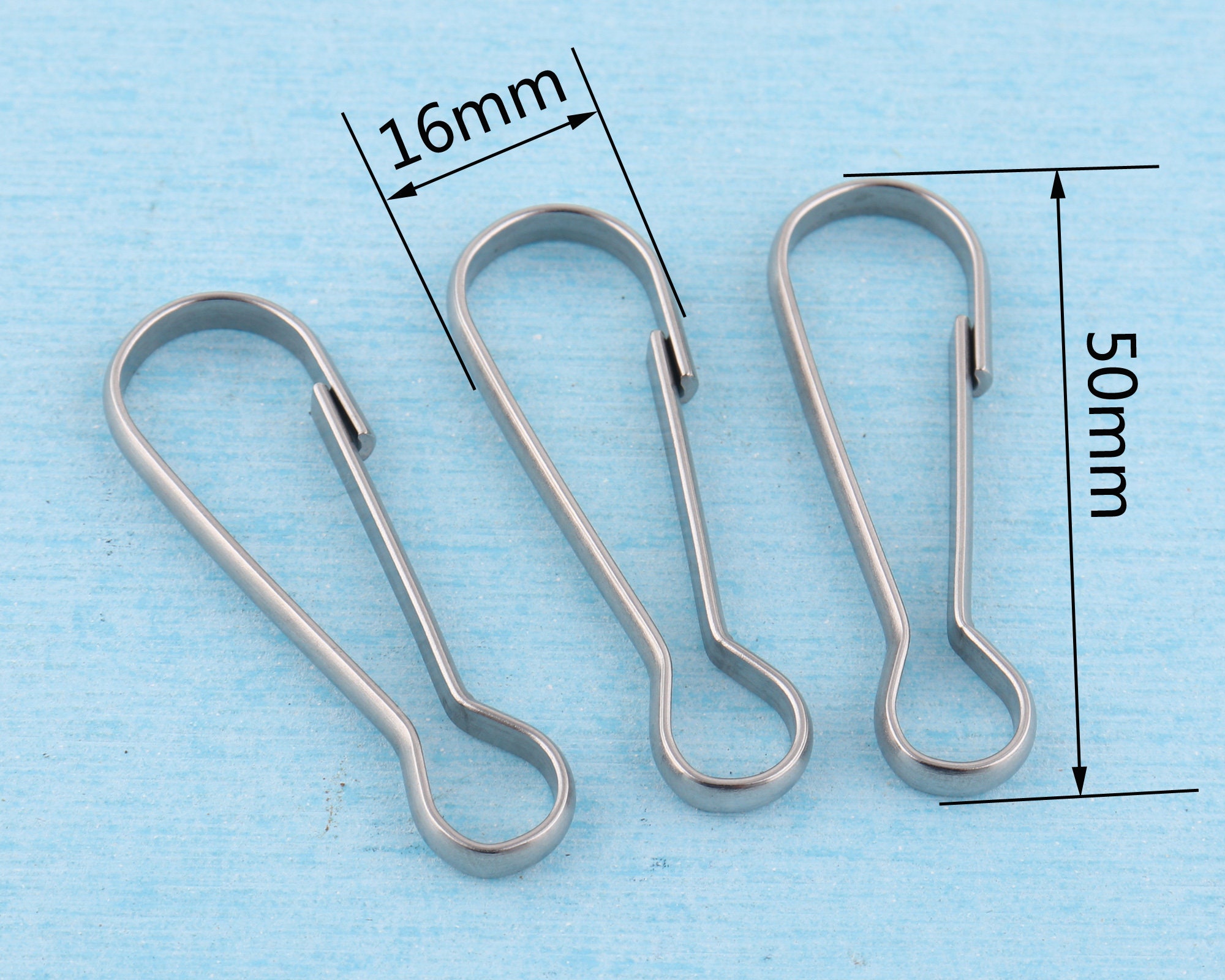 20pcs Lanyard Snap Clip Hooks50x16mm Stainless Steel Lanyard Etsy Australia