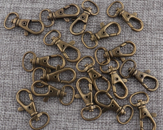 Antique Brass Swivel Snap Clasp,1438mm Bronze Trigger Snap Hooks Push Gate  Clasp,lanyard Hook Belt Buckles for Bag Purse Hardware Supply -  Hong  Kong