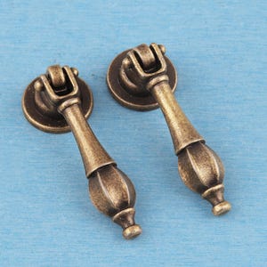 Antique Bronze Drawer Pull Handle - European Retro Cabinet Pendant Furniture Knob
