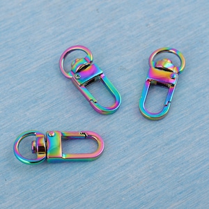 Regenbogen Drehverschluss: Zink-Legierung Lanyard Geldbörse Schnalle Bild 1