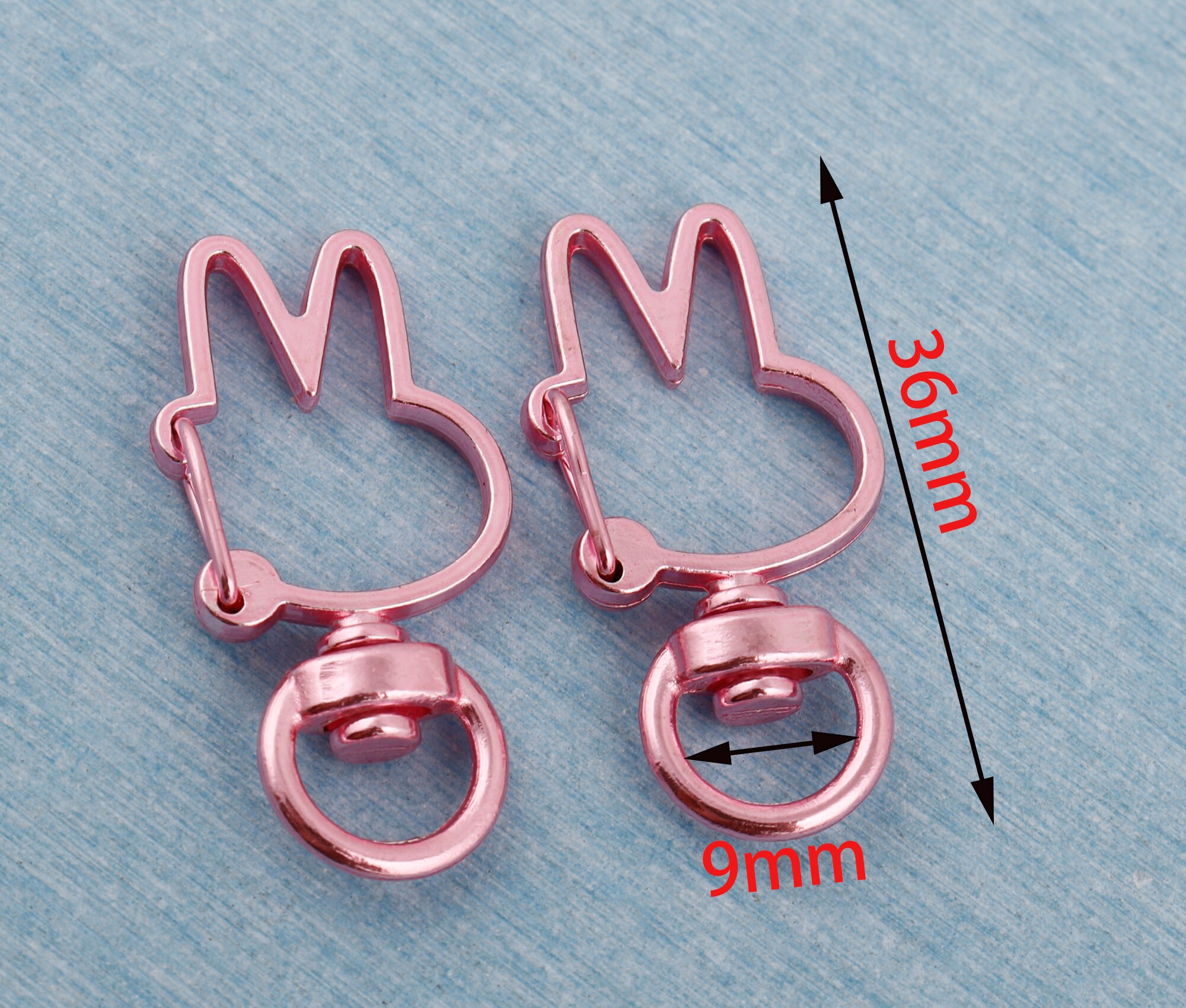 Bunte Karabinerverschlüsse Mit Feder – 12 Stück, Pink, Für DIY, Schlüsselanhänger, Taschen & Mehr
