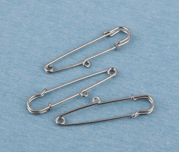 12pcs Shawl Pin Sweater Pin Clothing Safety Pin, Jewelry Pins, Cloth Pins,  Silver Pin, Safety Pins, Pins.high Quality Pins 70mm Bz6 