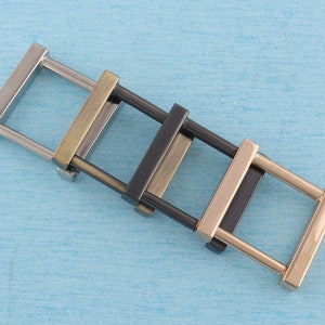 Metal Screw Square Buckle: 19mm Shackle Clasp for DIY Bags