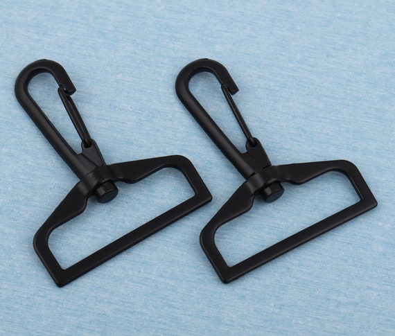 20 Mousquetons Pivotants Métal - Fermoirs Sac Anneaux Porte-Clés - 4 Tailles (20-38mm) - Alliage Zinc