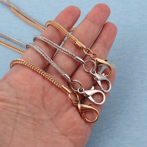 3mm width bag chain with lobster clasps,handbag chain,purse chain strap,shoulder chain replacement handle chain for bag making supplies