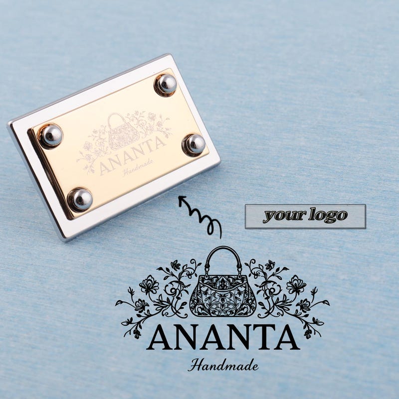 Metal Sew on Tag - Etsy UK