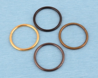 Metall O Ringe: 50 mm Geldbörse Tasche Gürtel Strap Connector - 2, 4, 10 Stk