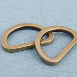 25mm Metal D Rings: Welded Alloy D-Hooks for Bag Straps