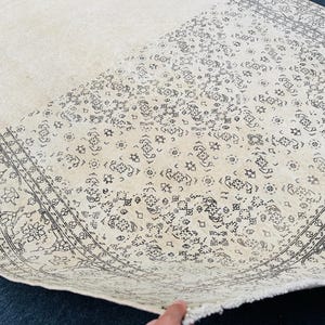 9x12 Beige Black Rug, Vintage Large Rug, 9x12 Feet Carpet, Natural Rug 9x12, Living Room Rugs, Dining Room Rug, 9x12 Bedroom Rug, 9x12 Rugs