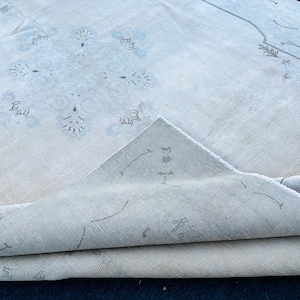 9x12 Rug Size, 9x12 Vintage Rug, Natural Large Rug, Wool Rug 9x12, Handmade LargeRug, Dining Room Rug, Bedroom Rug 9x12, 9x12 Carpet, 9x12